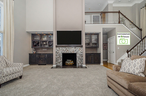 Houzz_Removed Picture from Stairs & Repaired Stain on Cabinets