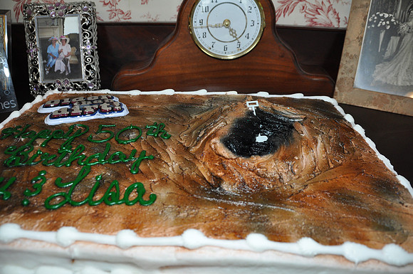 Grave Cake but that's not what it looked like....
